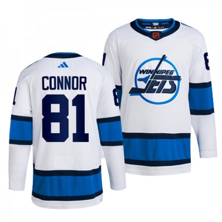 Dresovi Winnipeg Jets Kyle Connor 81 Adidas 2022-23 Reverse Retro 2.0 Bijela Authentic - Muške Dresovi Winnipeg Jets Kyle Connor 81 Adidas 2022-23 Reverse Retro 2.0 Bijela Authentic - Muške